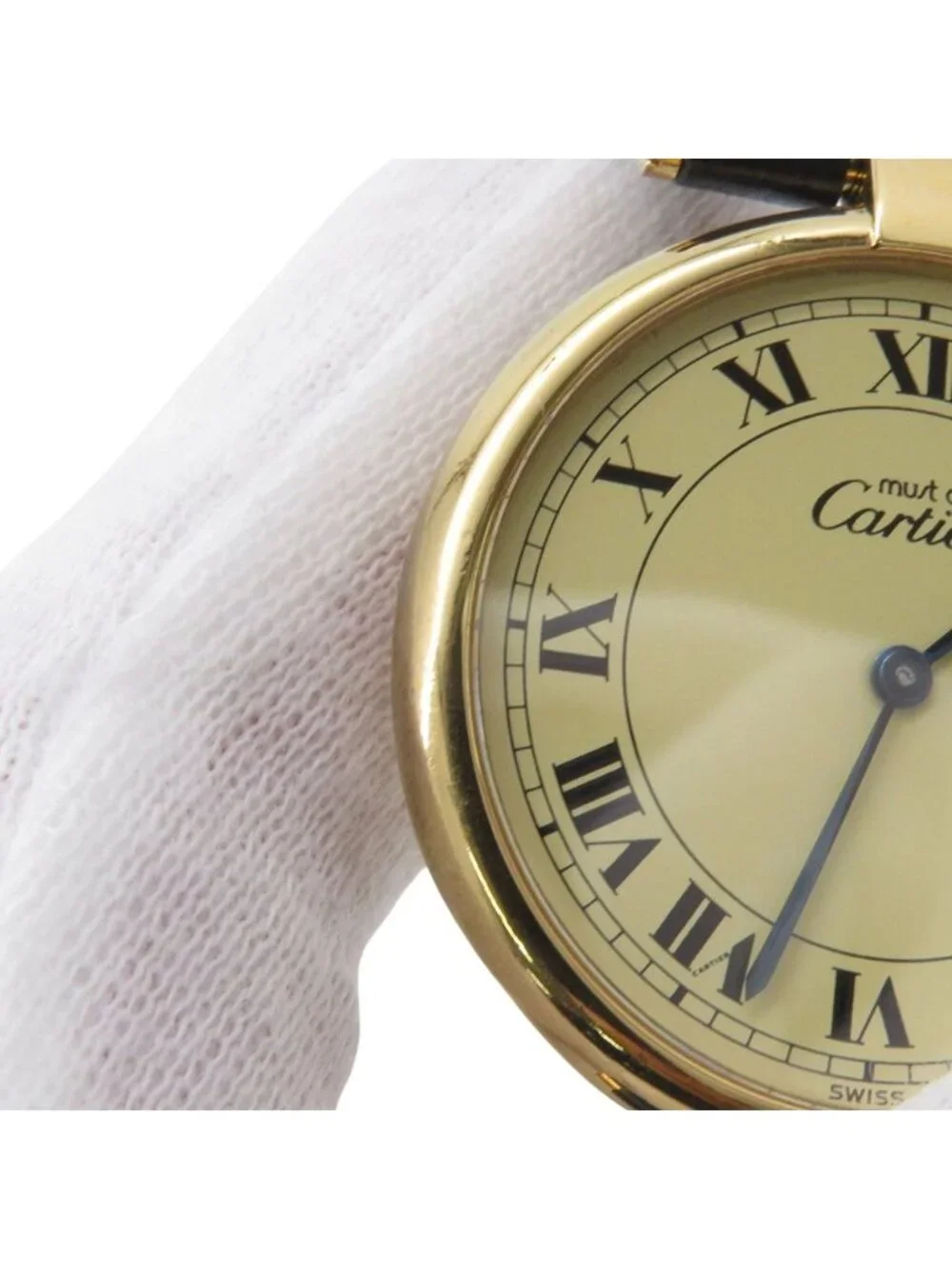 Cartier Must Vendome LM Vermeille Watch Ivory Dial
